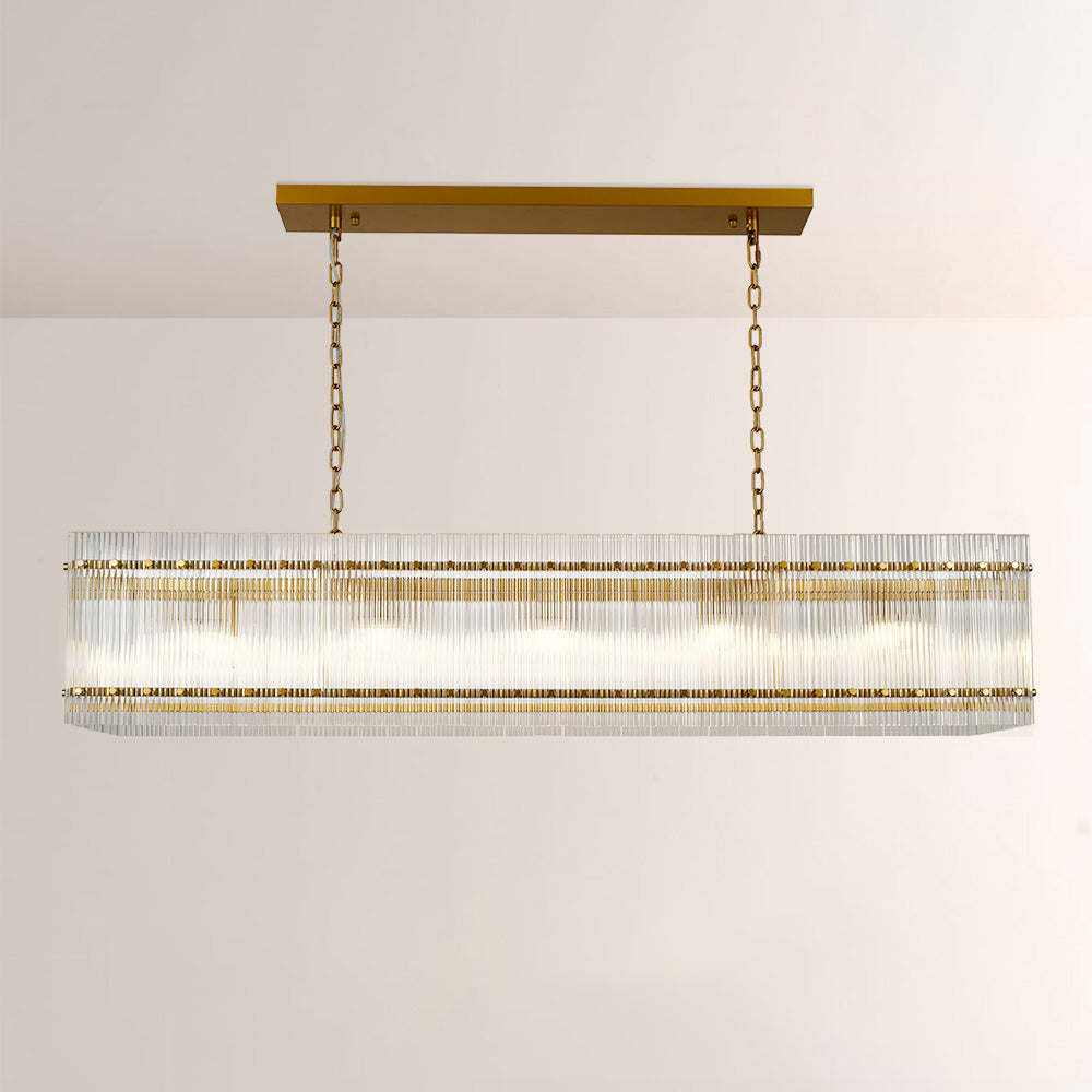 San Marco Rectangular Chandelier 54" - thebelacan
