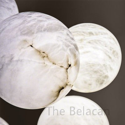 Alabaster Moon Chandelier - thebelacan