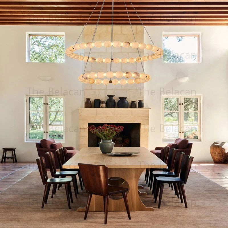 Alabaster Veritas Chandelier - thebelacan