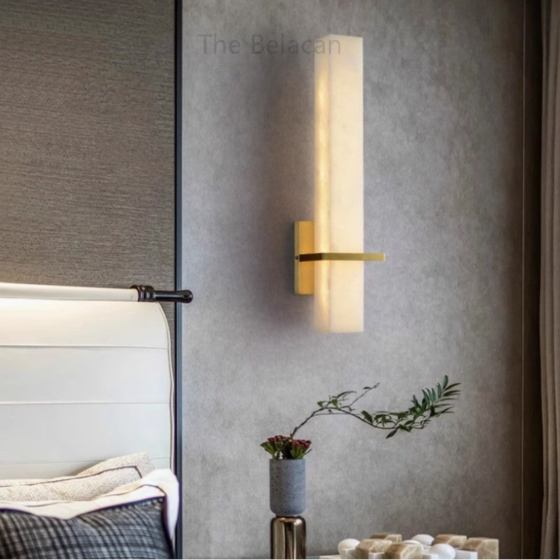 Alabaster Luminos Wall Sconce - thebelacan