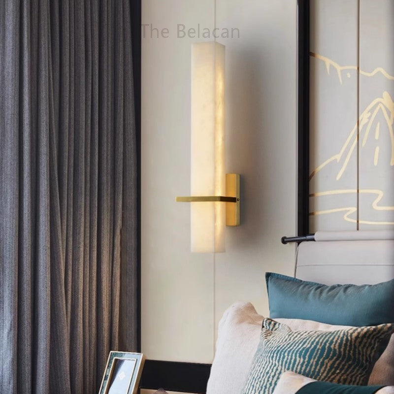 Alabaster Luminos Wall Sconce - thebelacan