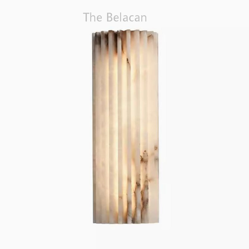 Alabaster Hoshino Wall Sconce - thebelacan