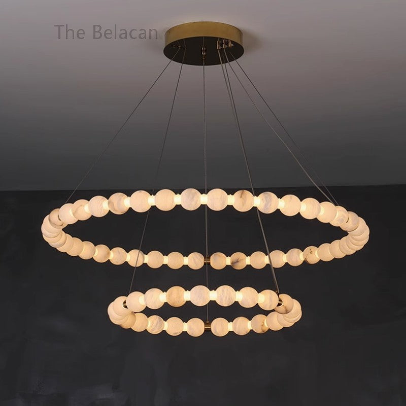 Alabaster Veritas Chandelier - thebelacan