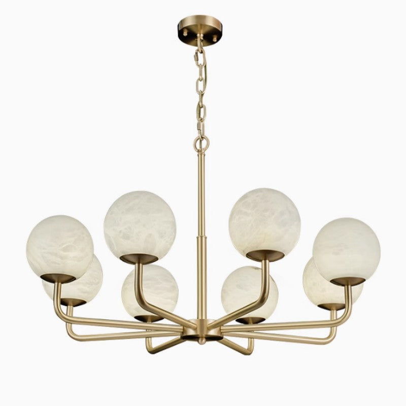 Alabaster Celestia Chandelier - thebelacan