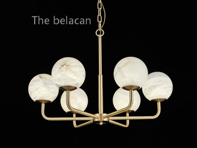 Alabaster Celestia Chandelier - thebelacan