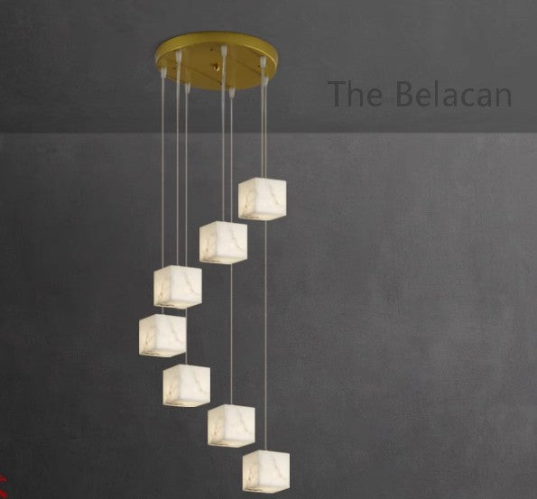 Alabaster Alba Chandelier - thebelacan