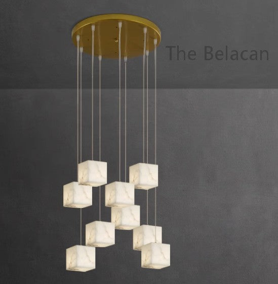 Alabaster Alba Chandelier - thebelacan