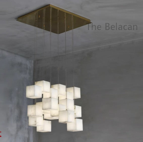 Alabaster Alba Chandelier - thebelacan