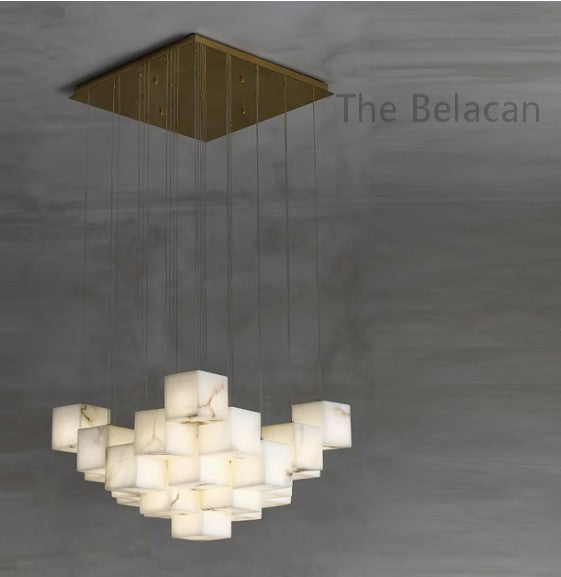 Alabaster Alba Chandelier - thebelacan