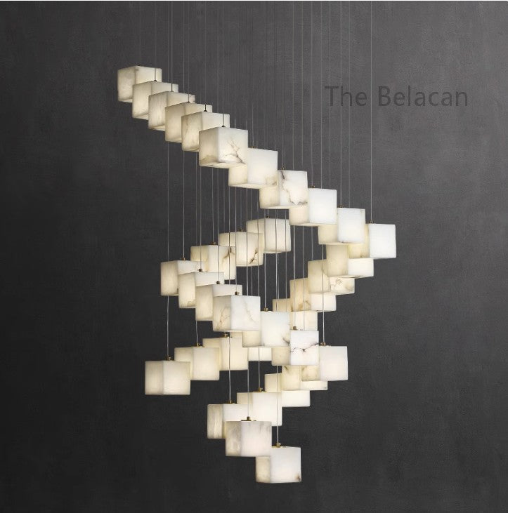 Alabaster Alba Chandelier - thebelacan