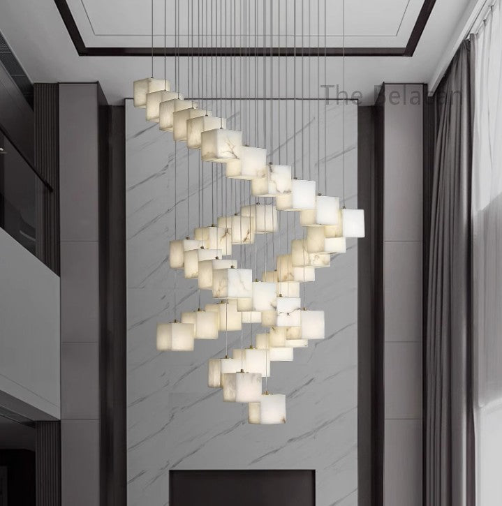 Alabaster Alba Chandelier - thebelacan