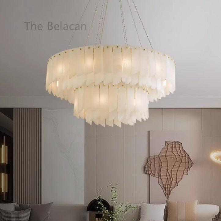 Alabaster serenita Chandelier - thebelacan