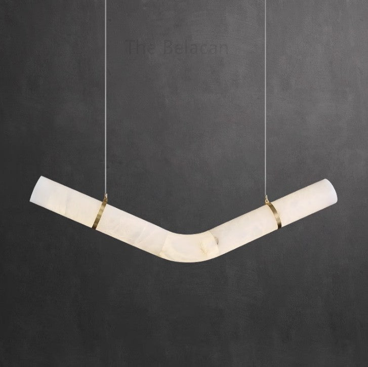 Alabaster Moond Chandelier - thebelacan