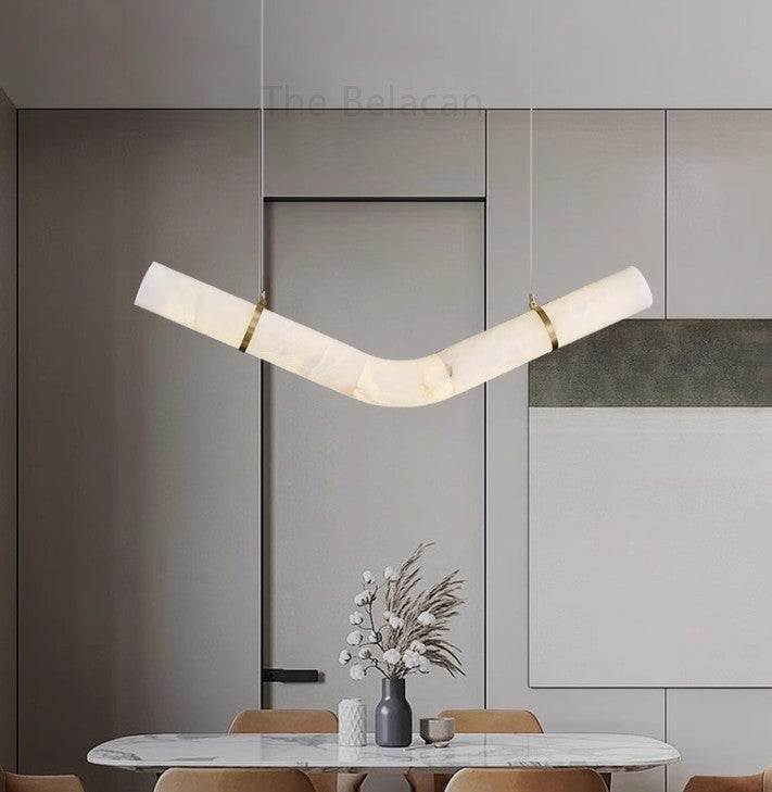 Alabaster Moond Chandelier - thebelacan