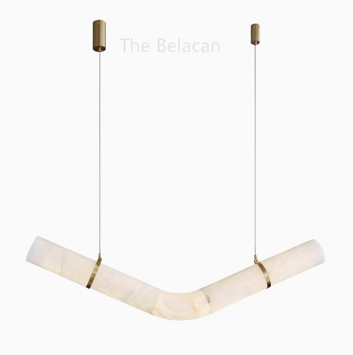 Alabaster Moond Chandelier - thebelacan