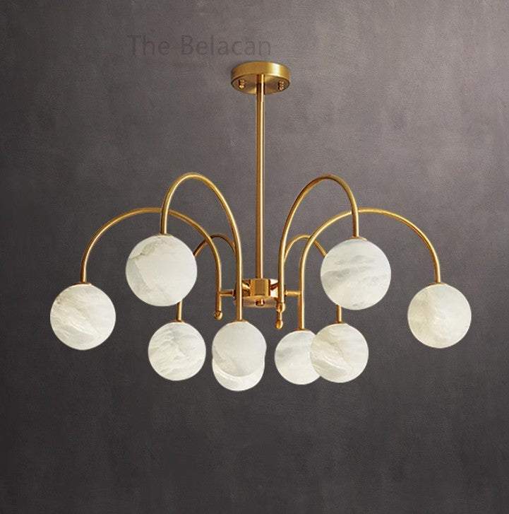Alabaster Lacoo Chandelier - thebelacan