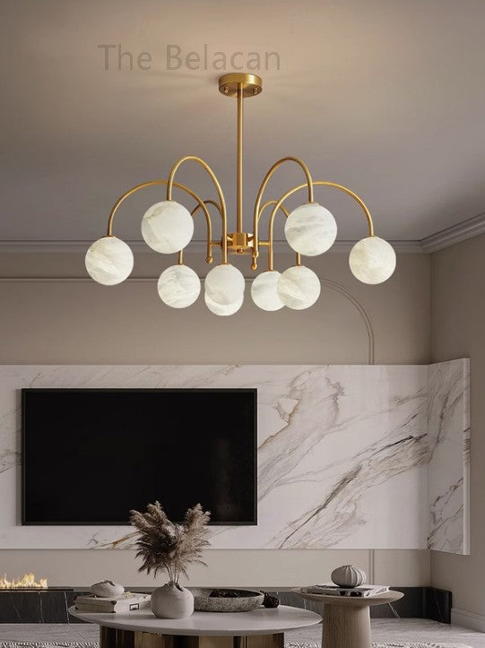 Alabaster Lacoo Chandelier - thebelacan