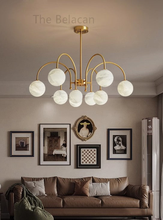 Alabaster Lacoo Chandelier - thebelacan