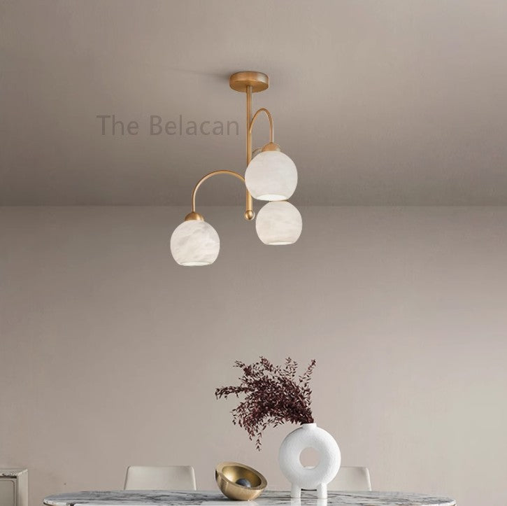Alabaster Tendoo Chandelier 21" - thebelacan