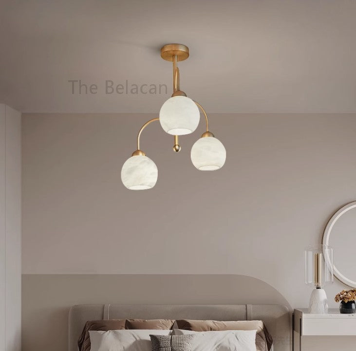Alabaster Tendoo Chandelier 21" - thebelacan