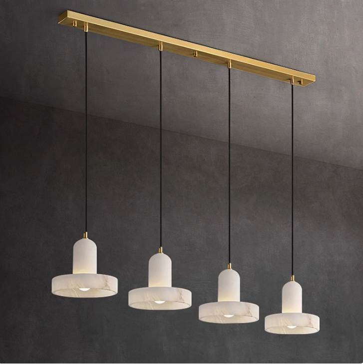 Alabaster Roshy Chandelier - thebelacan