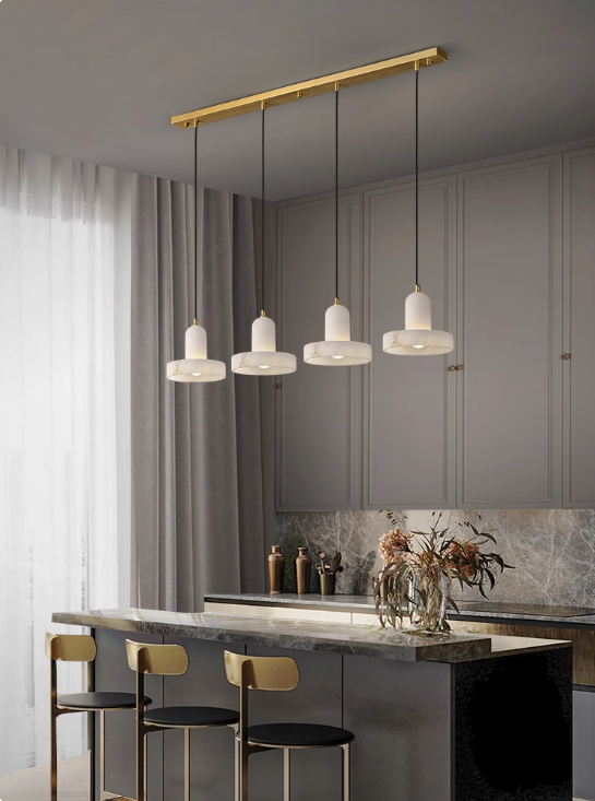 Alabaster Roshy Chandelier - thebelacan