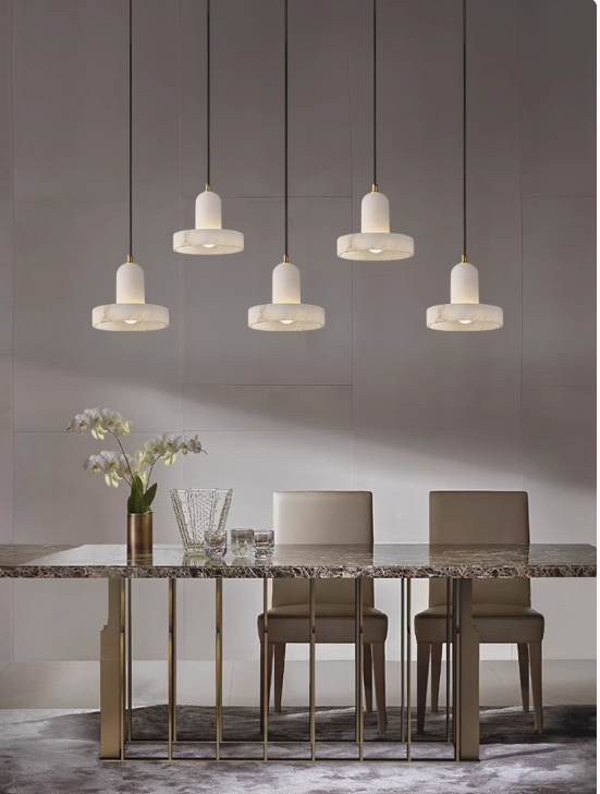 Alabaster Roshy Chandelier - thebelacan