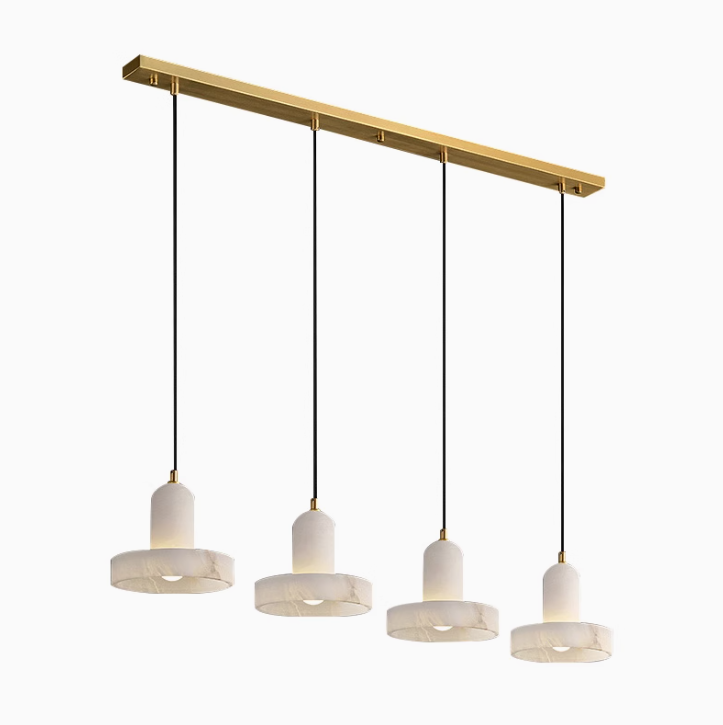 Alabaster Roshy Chandelier - thebelacan