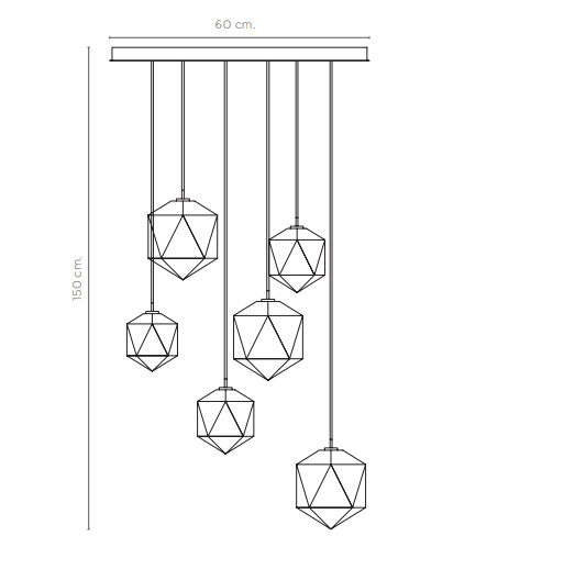 Alabaster Mete Chandelier - thebelacan