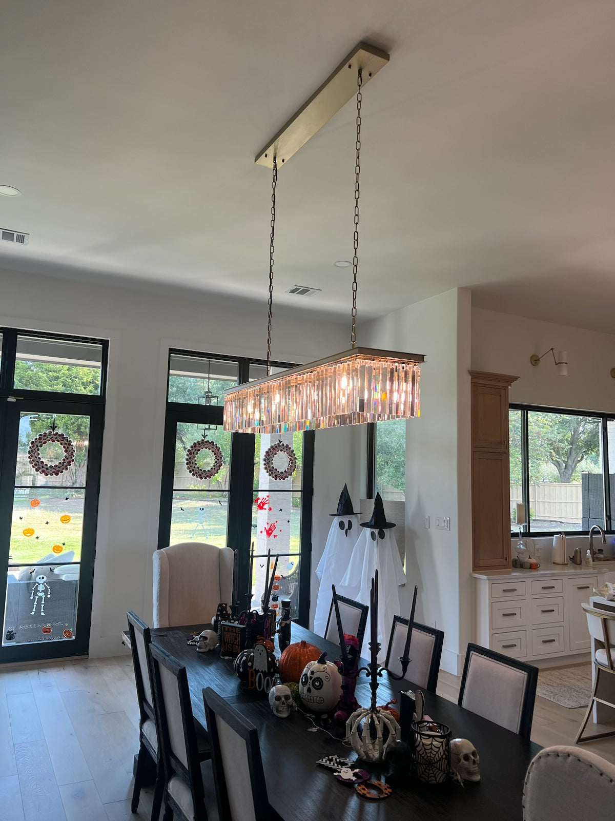 Rhy Rectangular Chandelier 49"W/60"W - thebelacan