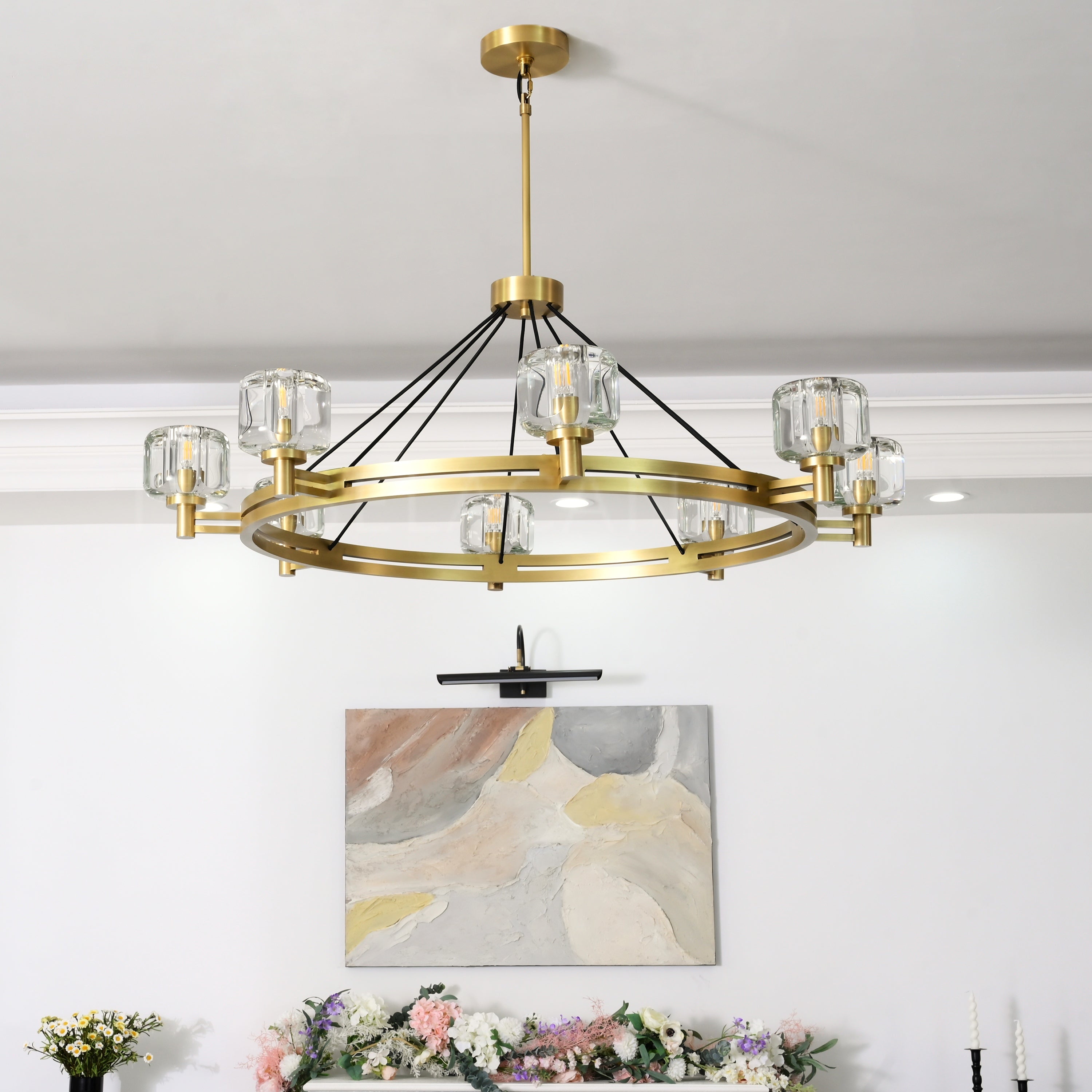 Sebendek Round Chandelier 60" - thebelacan