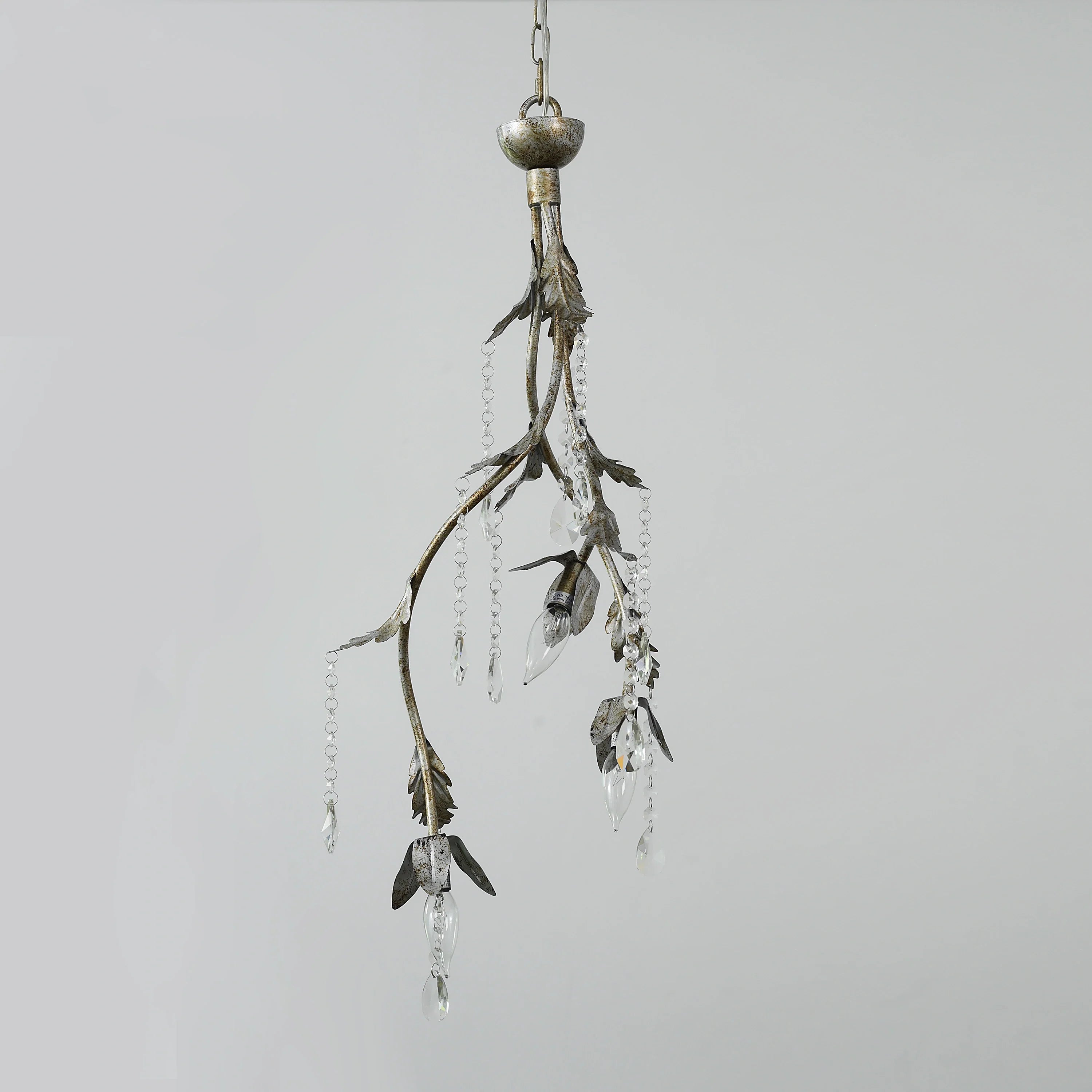 Gothic Viticci Pendant 28- Silver - thebelacan