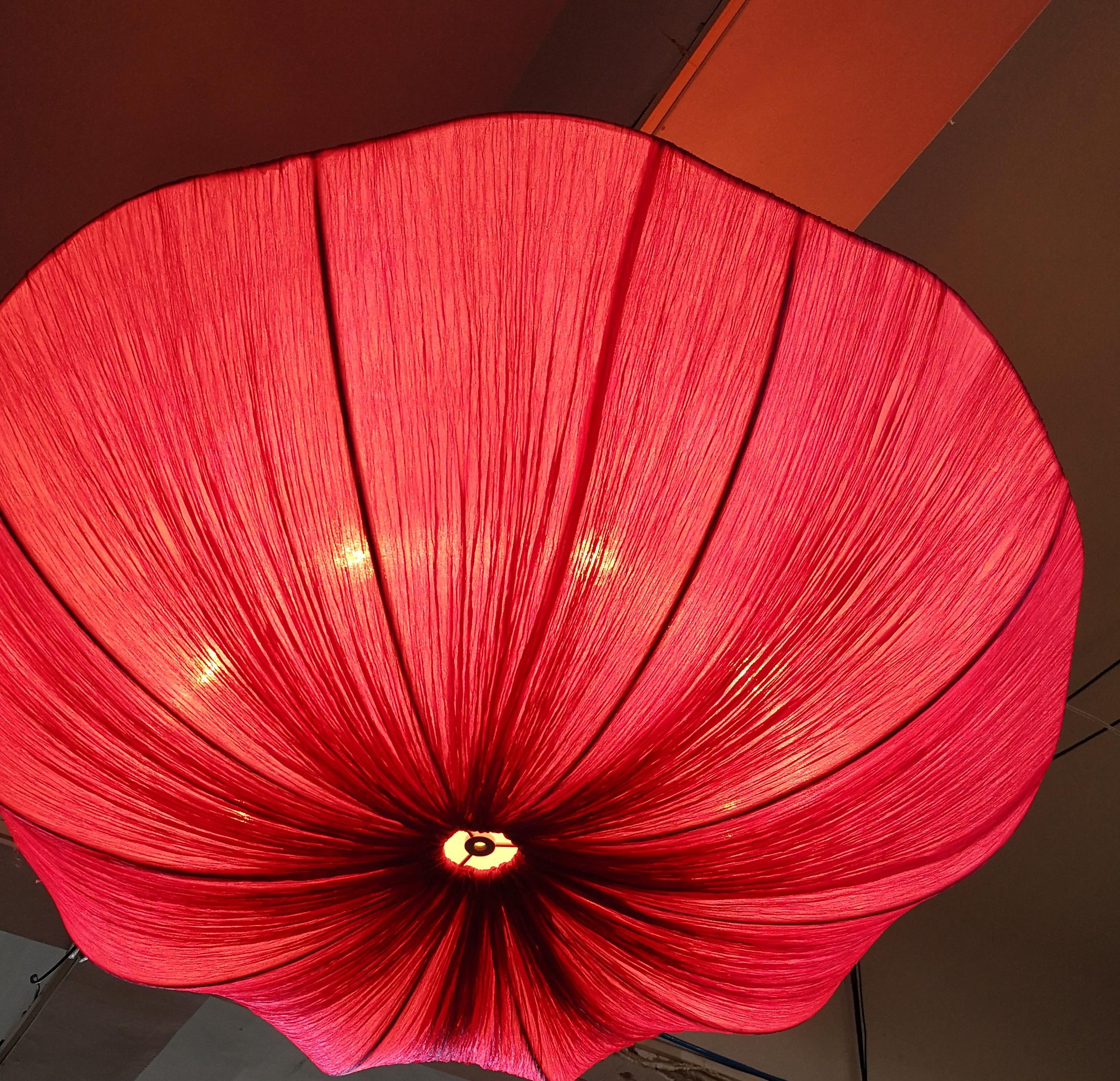 Silk Over Metal Living Room Chandelier - thebelacan