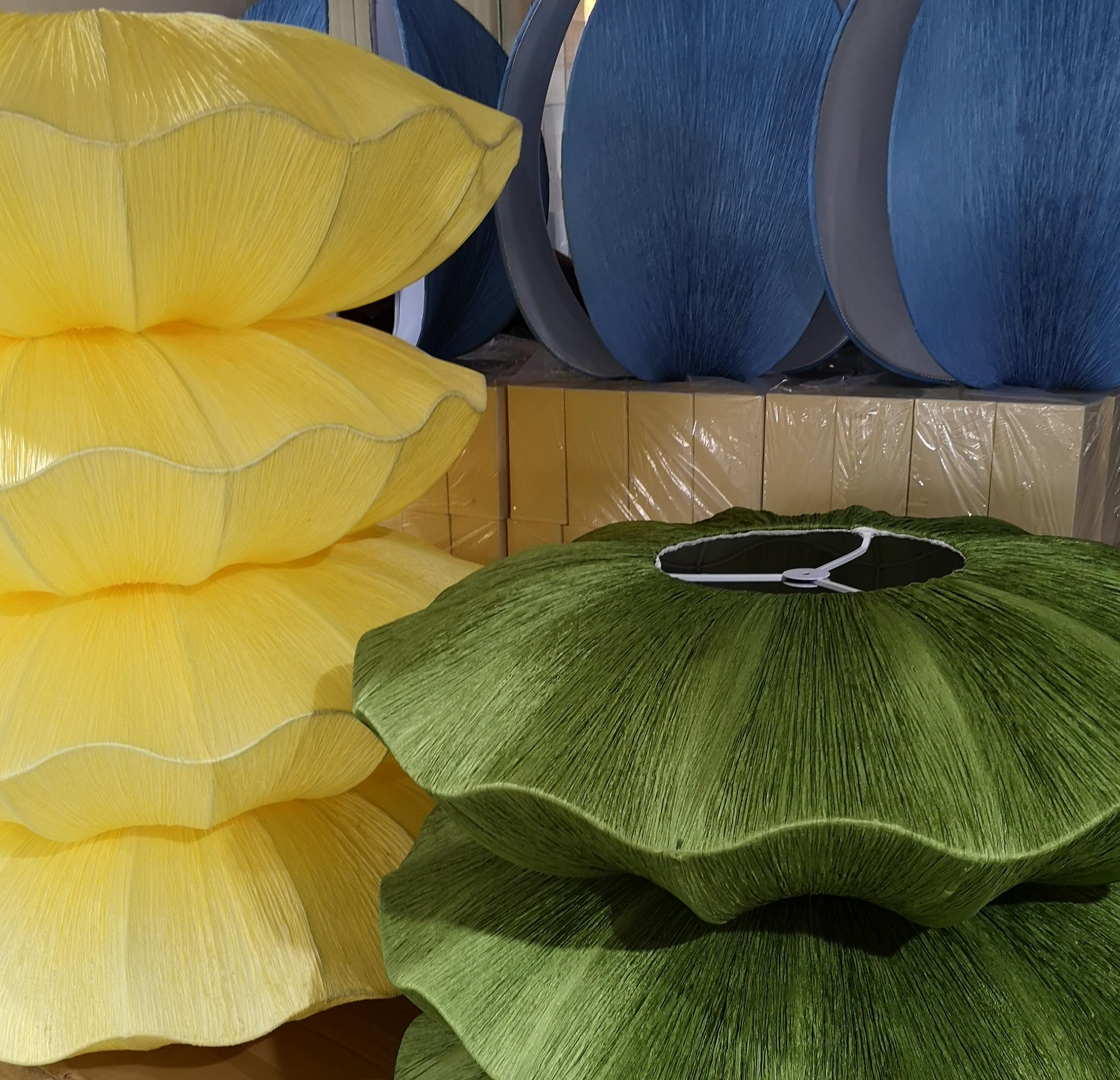 Silk Over Metal Living Room Chandelier - thebelacan