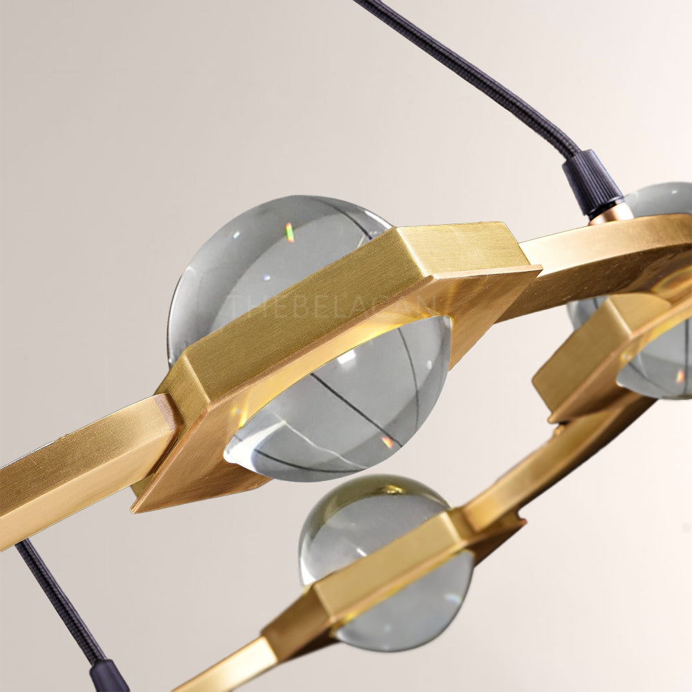 Planet Round Chandelier 48" - thebelacan