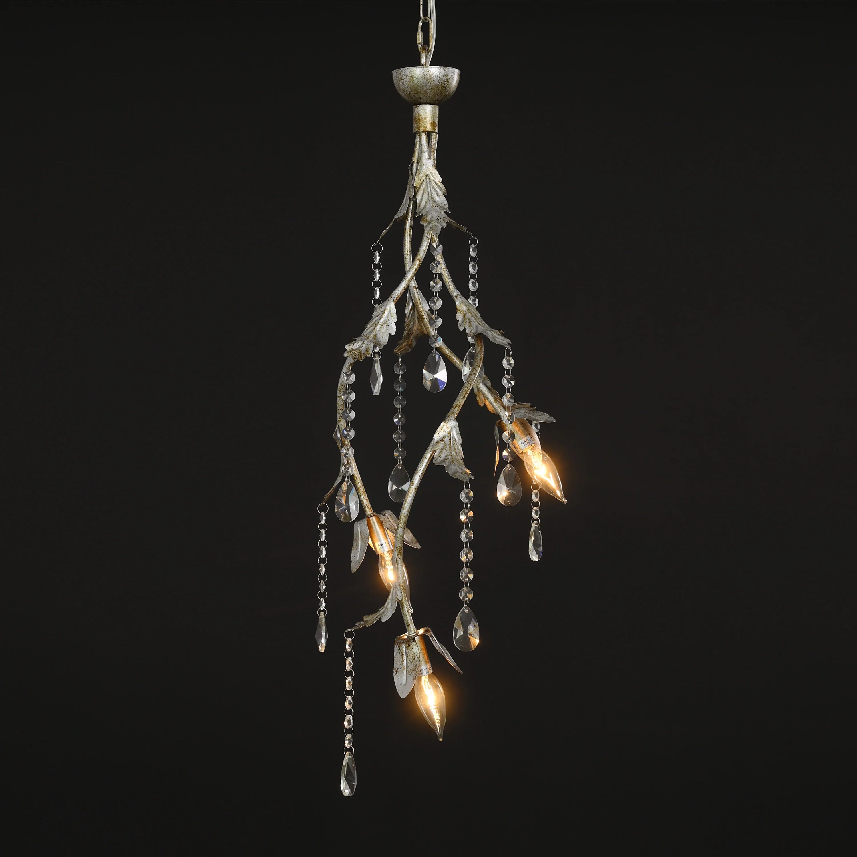 Gothic Viticci Pendant 28- Silver - thebelacan