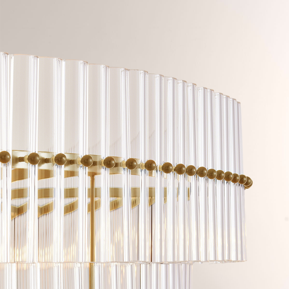 Molly Crystal Round 2-Tiered Chandelier - thebelacan