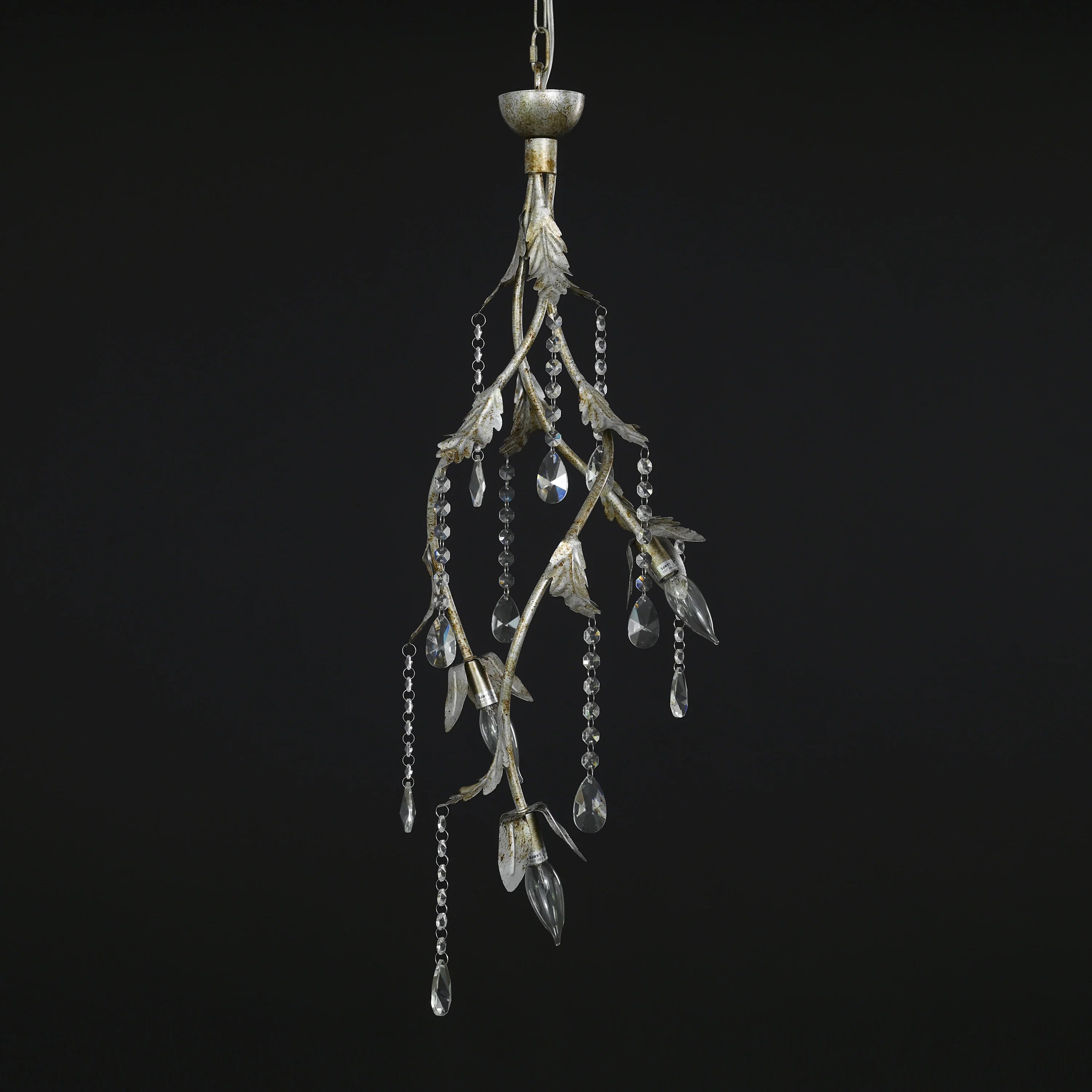 Gothic Viticci Pendant 28- Silver - thebelacan