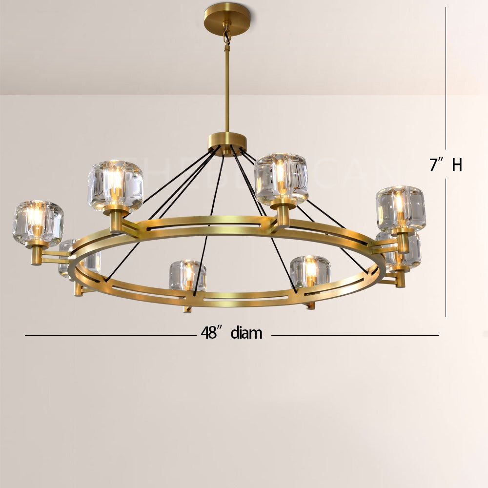 Sebendek Round Chandelier 48" - thebelacan