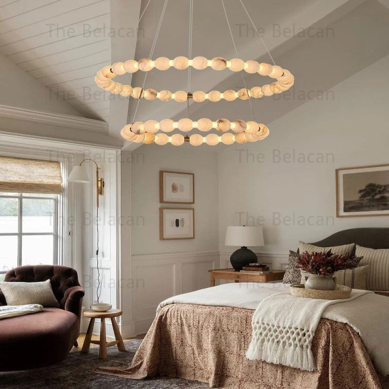 Alabaster Veritas Chandelier - thebelacan