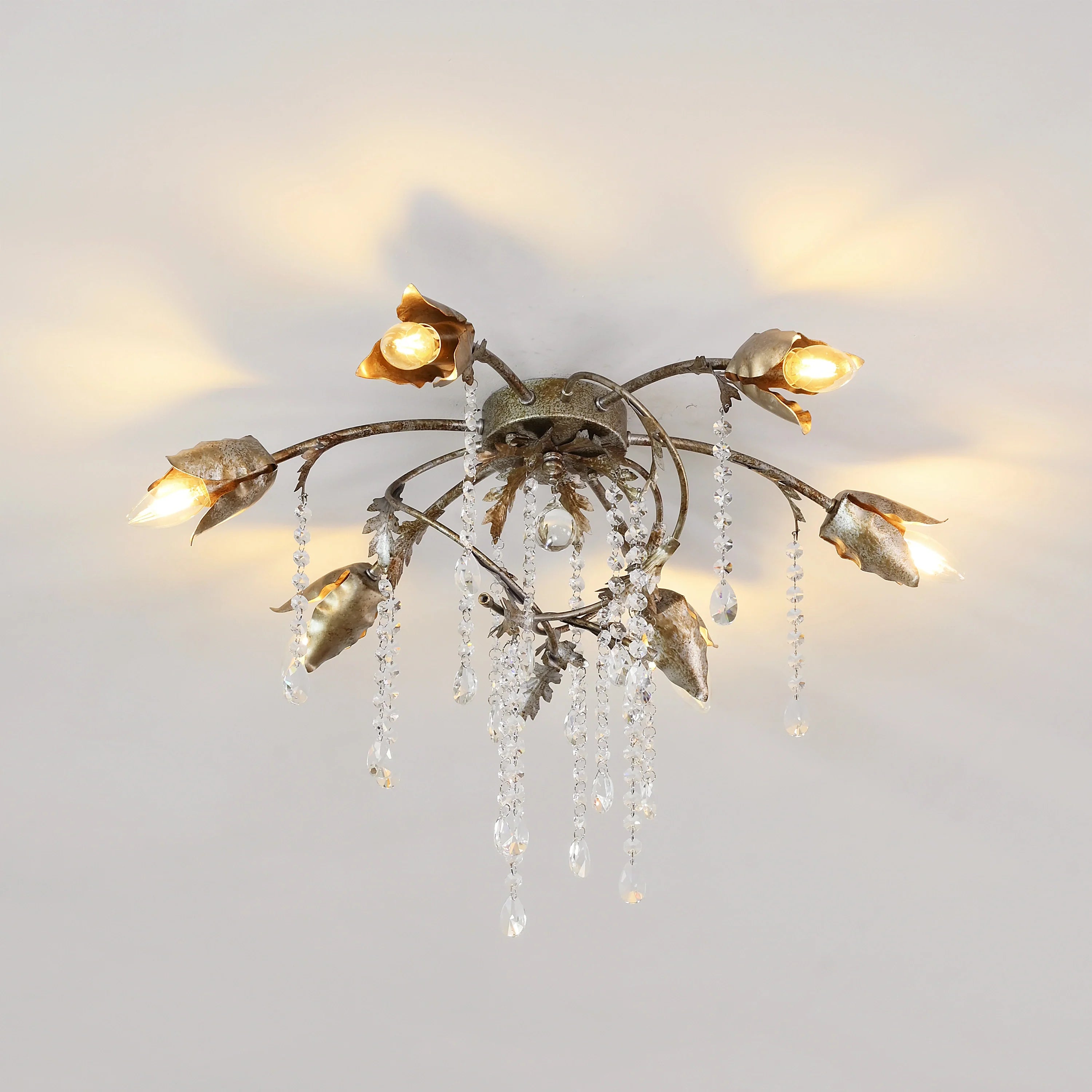 Gothic Viticci Flushmount 23.5" -Silver - thebelacan