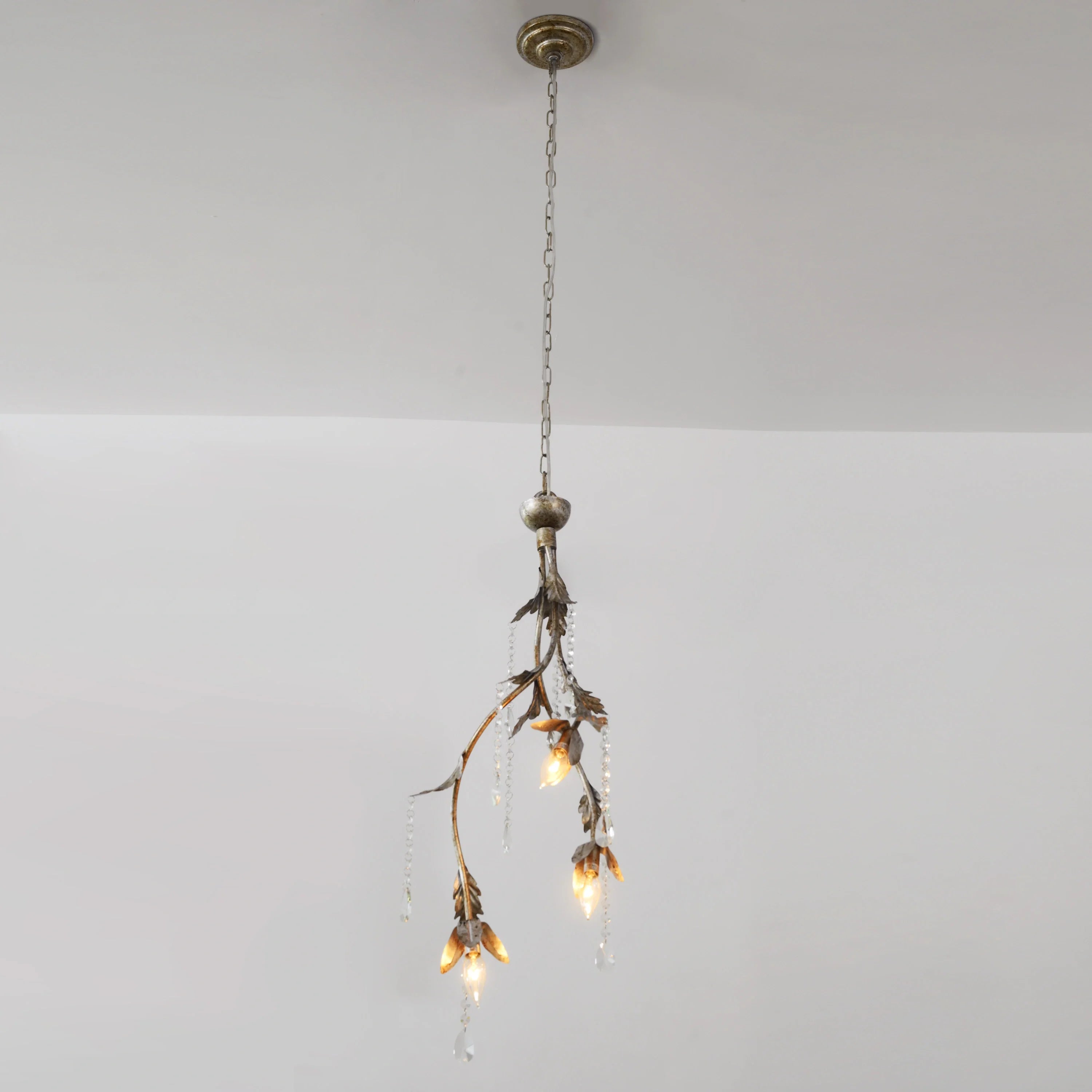 Gothic Viticci Pendant 28- Silver - thebelacan