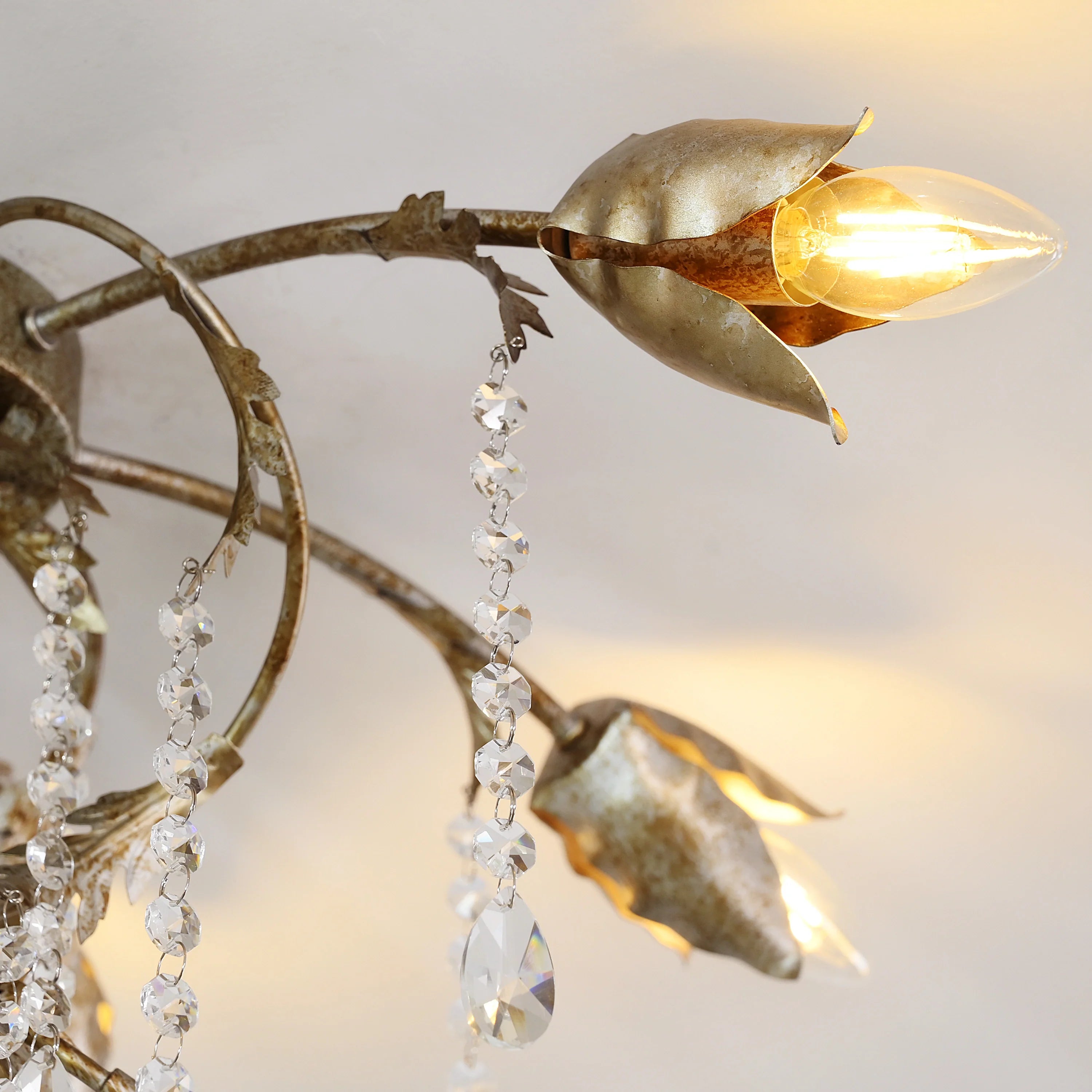 Gothic Viticci Flushmount 23.5" -Silver - thebelacan