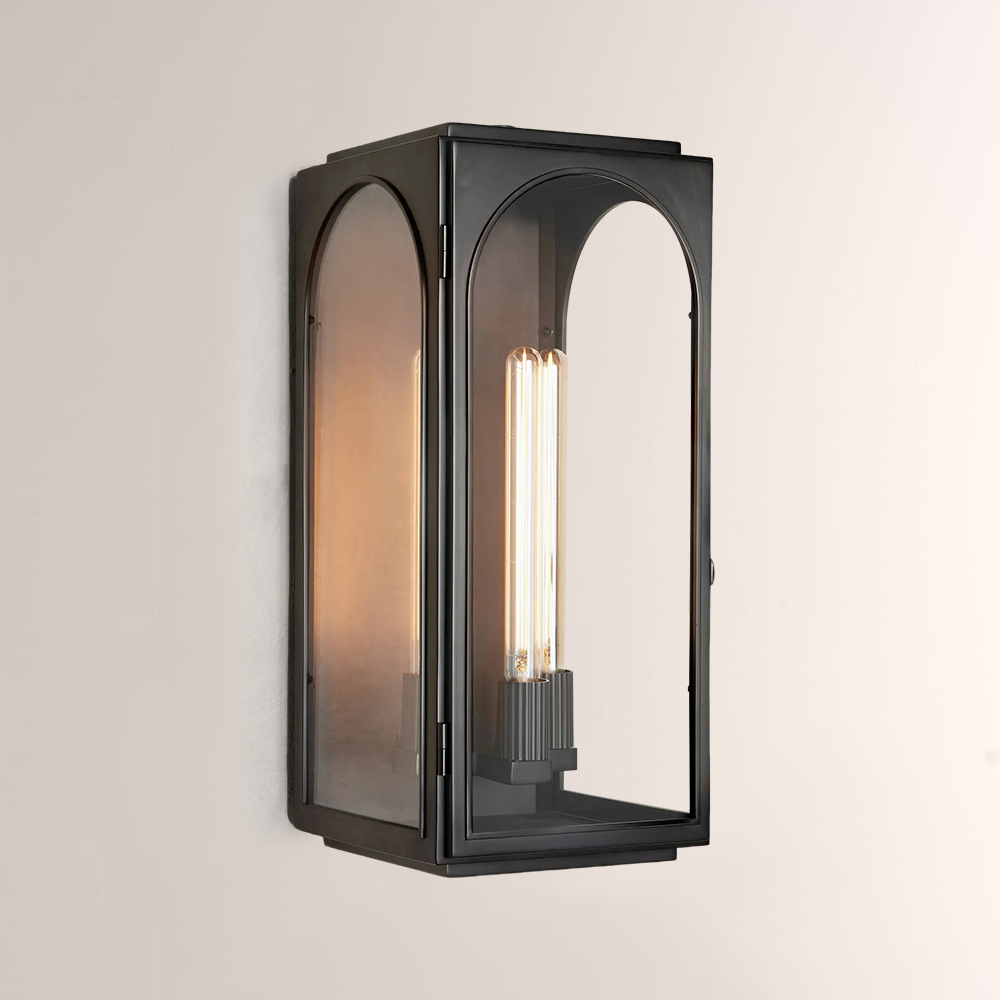 Palladian Outdoor Wall Sconce 13"H 19"H 24"H - thebelacan