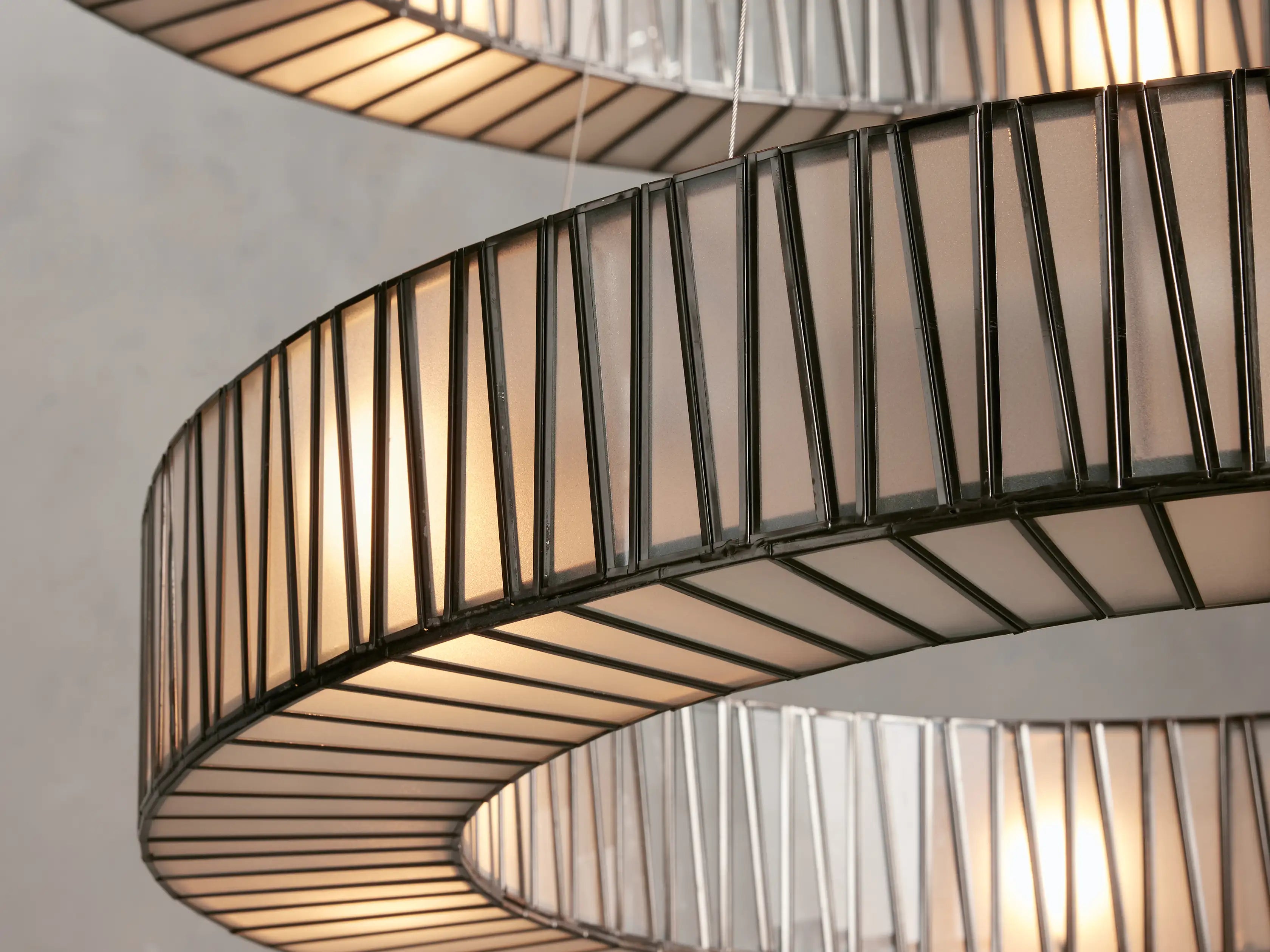 Jeanet 2-Tier Round Chandelier 47"D - thebelacan