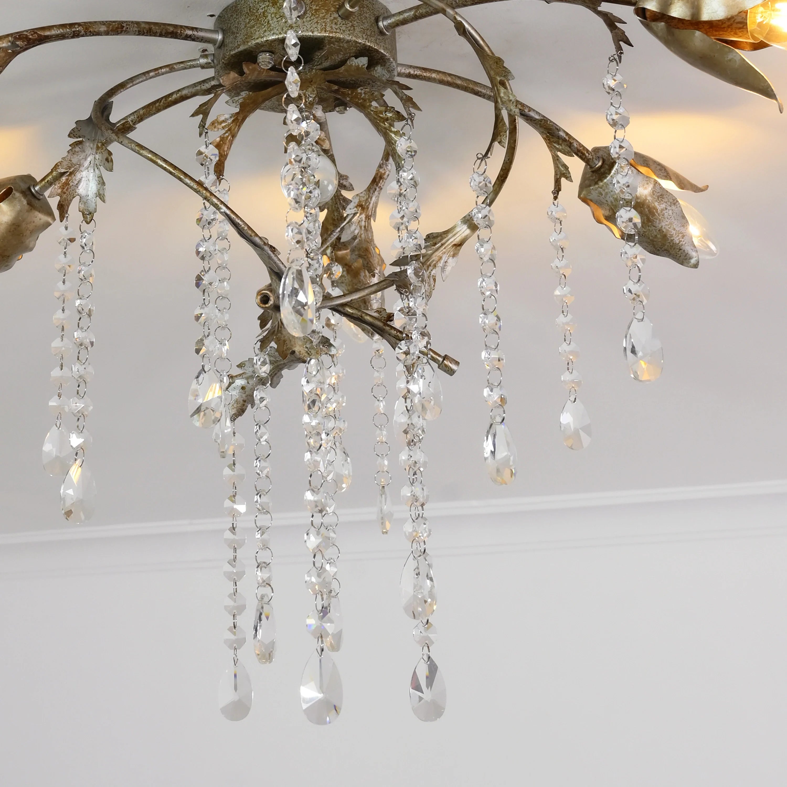 Gothic Viticci Flushmount 23.5" -Silver - thebelacan