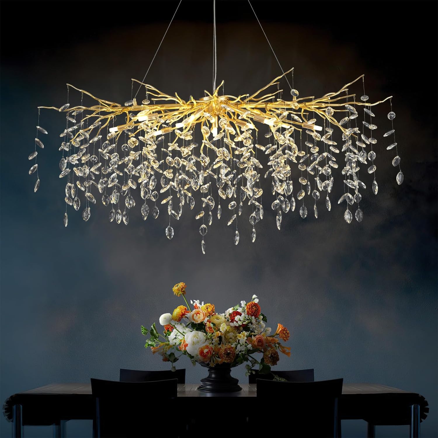 Modern Ice Eyes Tree Branch Chandelier for All rooms 47" - thebelacan