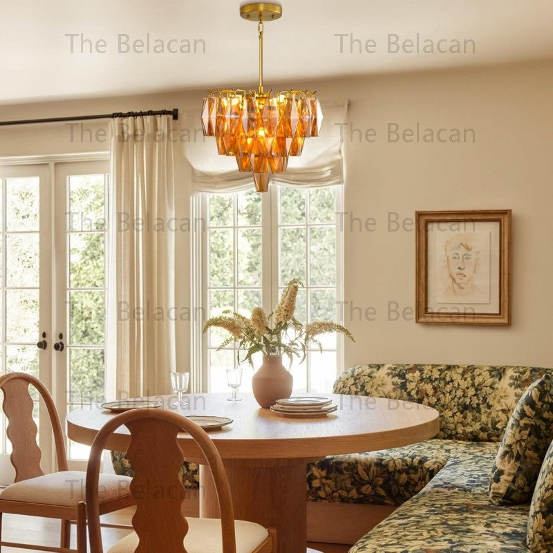 Modern Chara Round Chandelier 20" - thebelacan