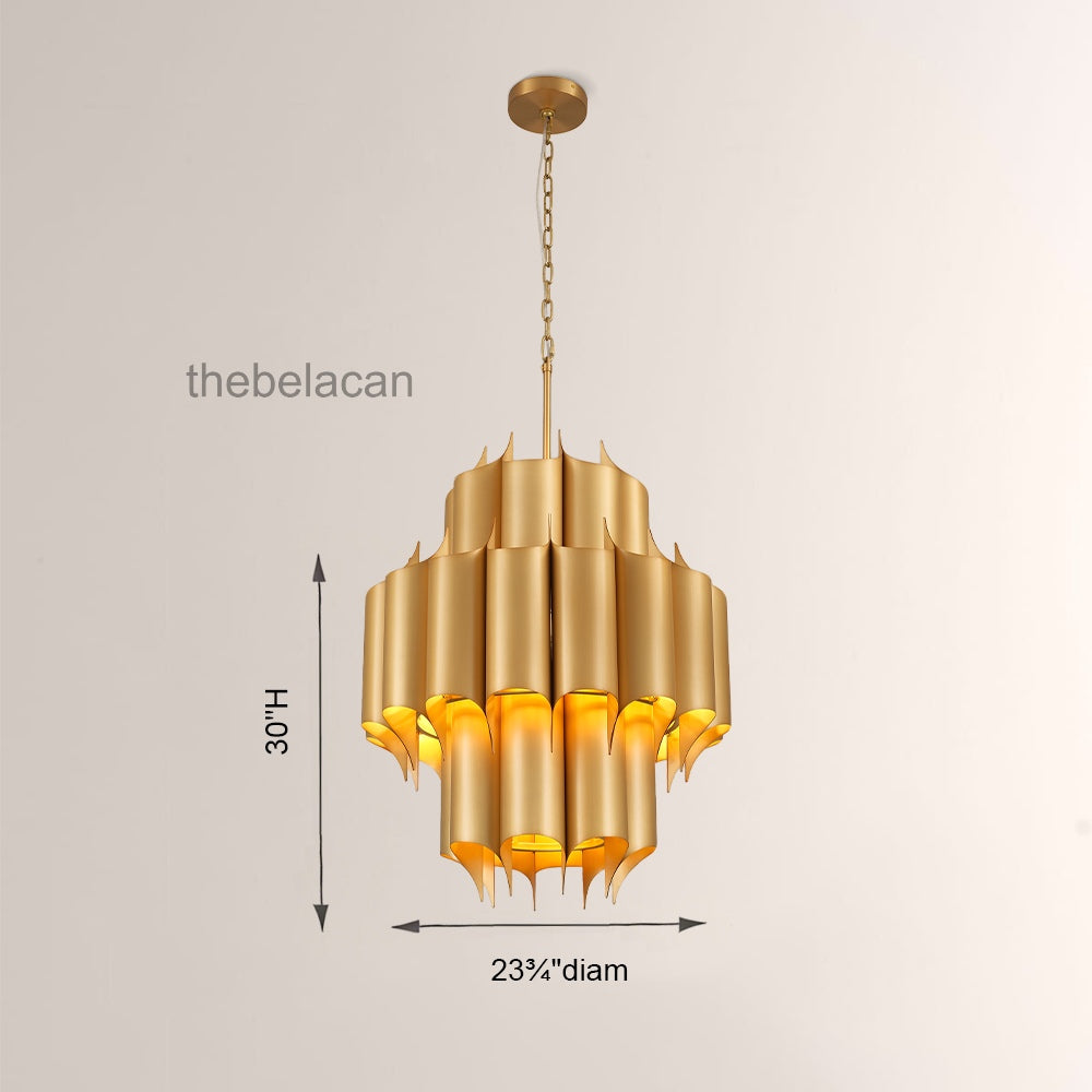 Cathedr Sculptural Chandelier 24" - thebelacan