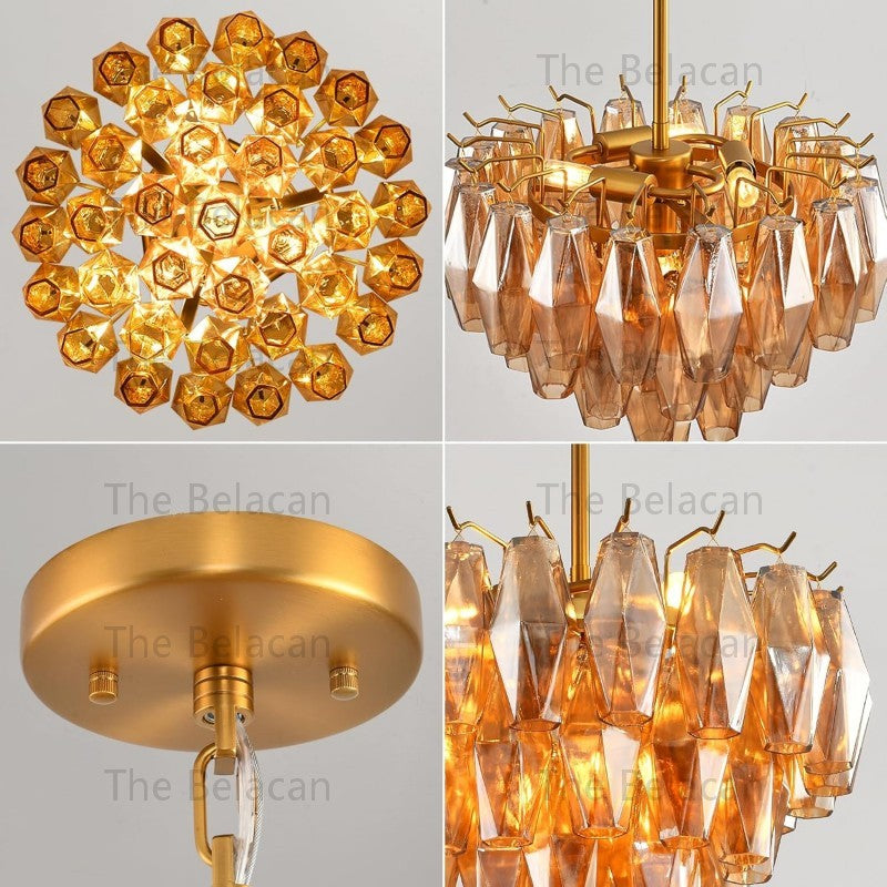 Modern Chara Round Chandelier 20" - thebelacan